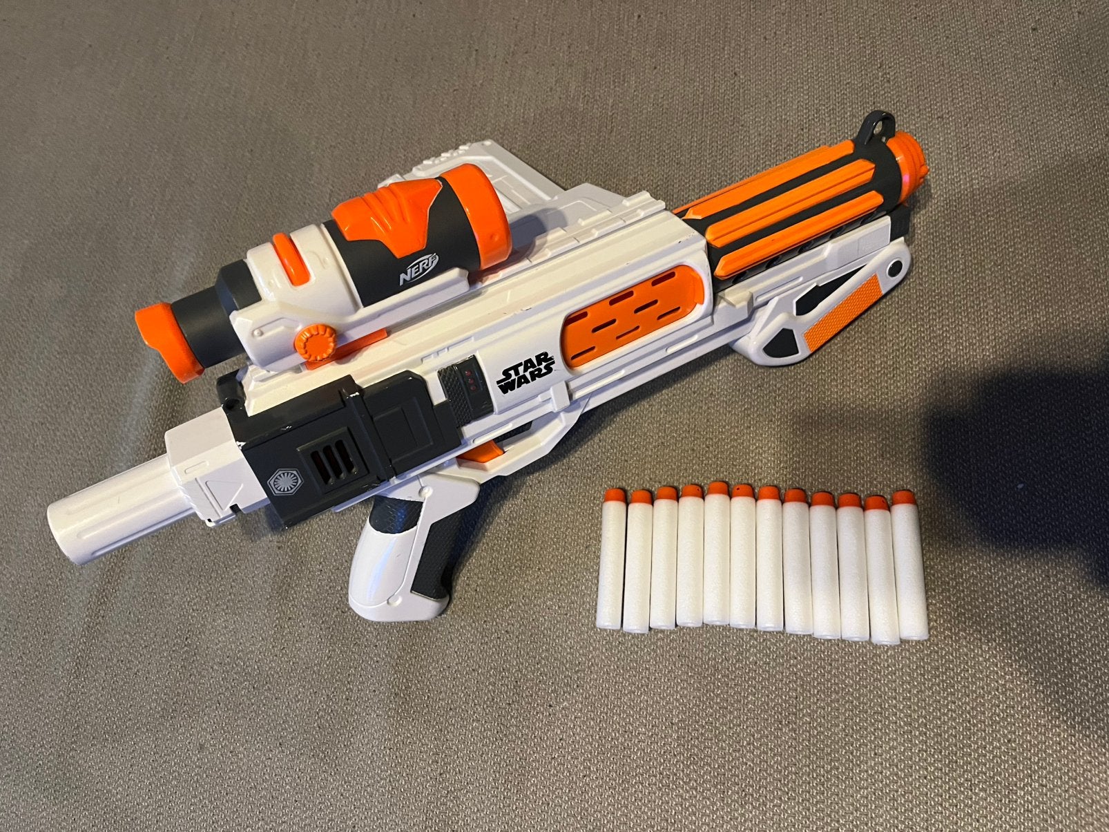 Nerf first order stormtrooper blaster, Kinderen en Baby's, Speelgoed | Buiten | Actiespeelgoed, Ophalen of Verzenden, Zo goed als nieuw