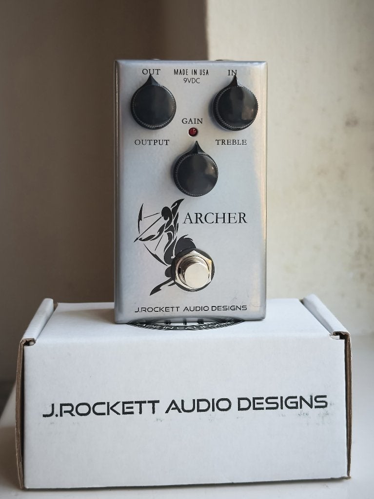 J. Rockett Audio Designs Archer “The Jeff” overdrivepedaal, Ophalen of Verzenden, Zo goed als nieuw, Distortion, Overdrive of Fuzz