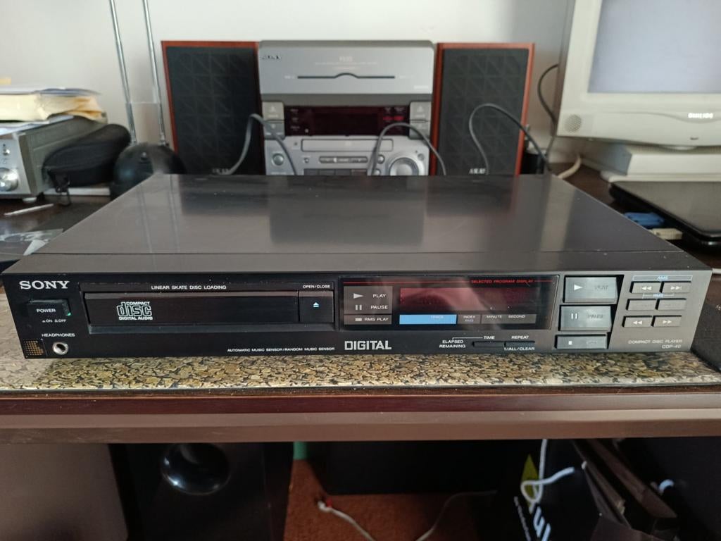 Sony cd speler CDP-40 vintage, Ophalen of Verzenden, Zo goed als nieuw, Sony