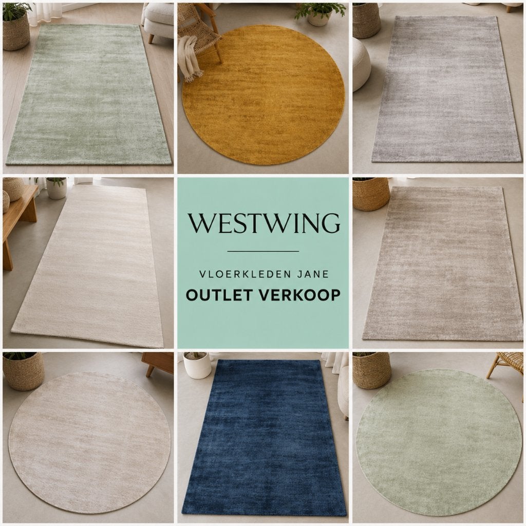 Vloerkleden Outlet Westwing JANE Nieuw Rond XXL vanaf €40, Huis en Inrichting, Stoffering | Tapijten en Kleden, Ophalen, 150 tot 200 cm