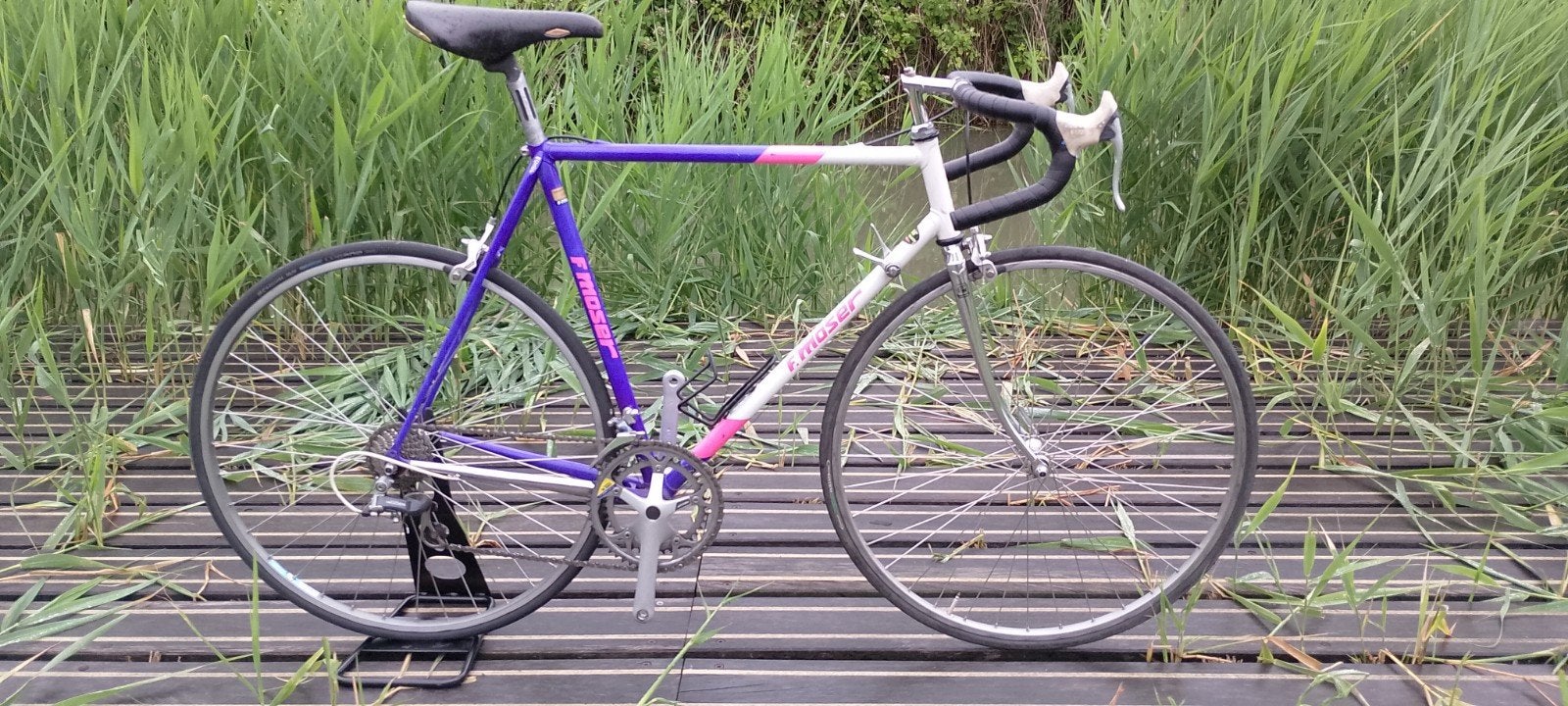 Francesco Moser 🇮🇹 corsa - racefiets Dames M/L, 28 inch, Velgrem, Zo goed als nieuw, 15 tot 20 versnellingen