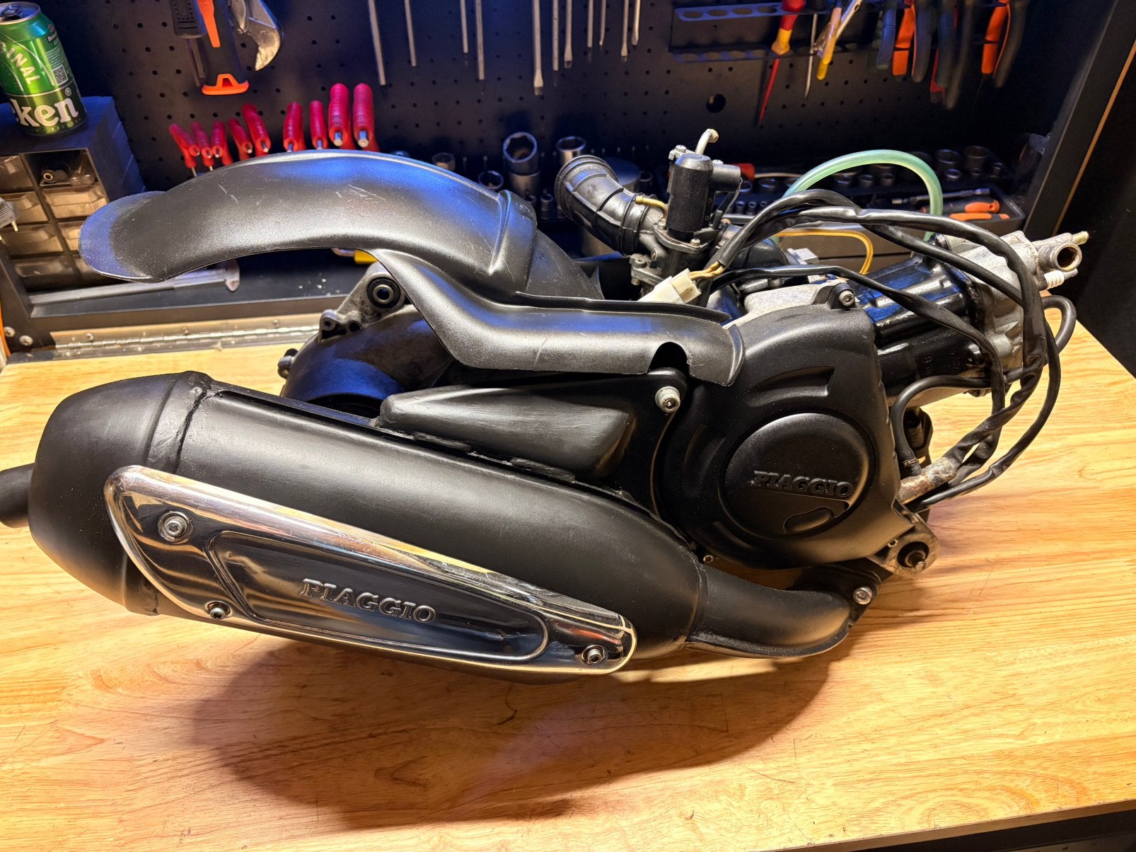 Hexagon 150cc blok kleine trommel, Ophalen