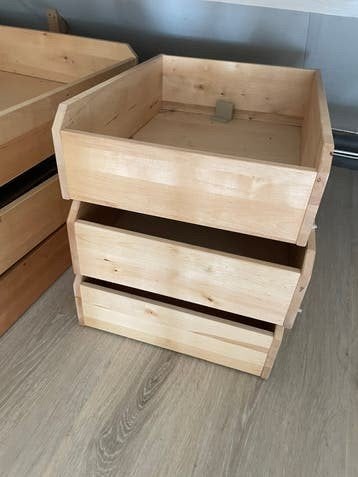 Ikea KOMPLEMENT lades voor PAX kast 58x50cm (4 stuks), Ophalen, Gebruikt, 1 of 2 laden, 50 tot 100 cm