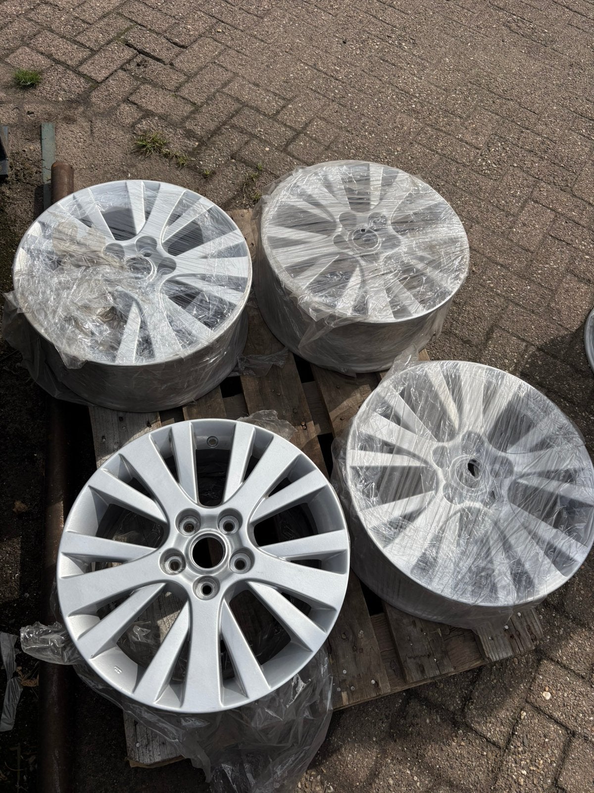 5x114 | 17 inch lichtmetalen velgen zilver Mazda 6, Ophalen, Zo goed als nieuw