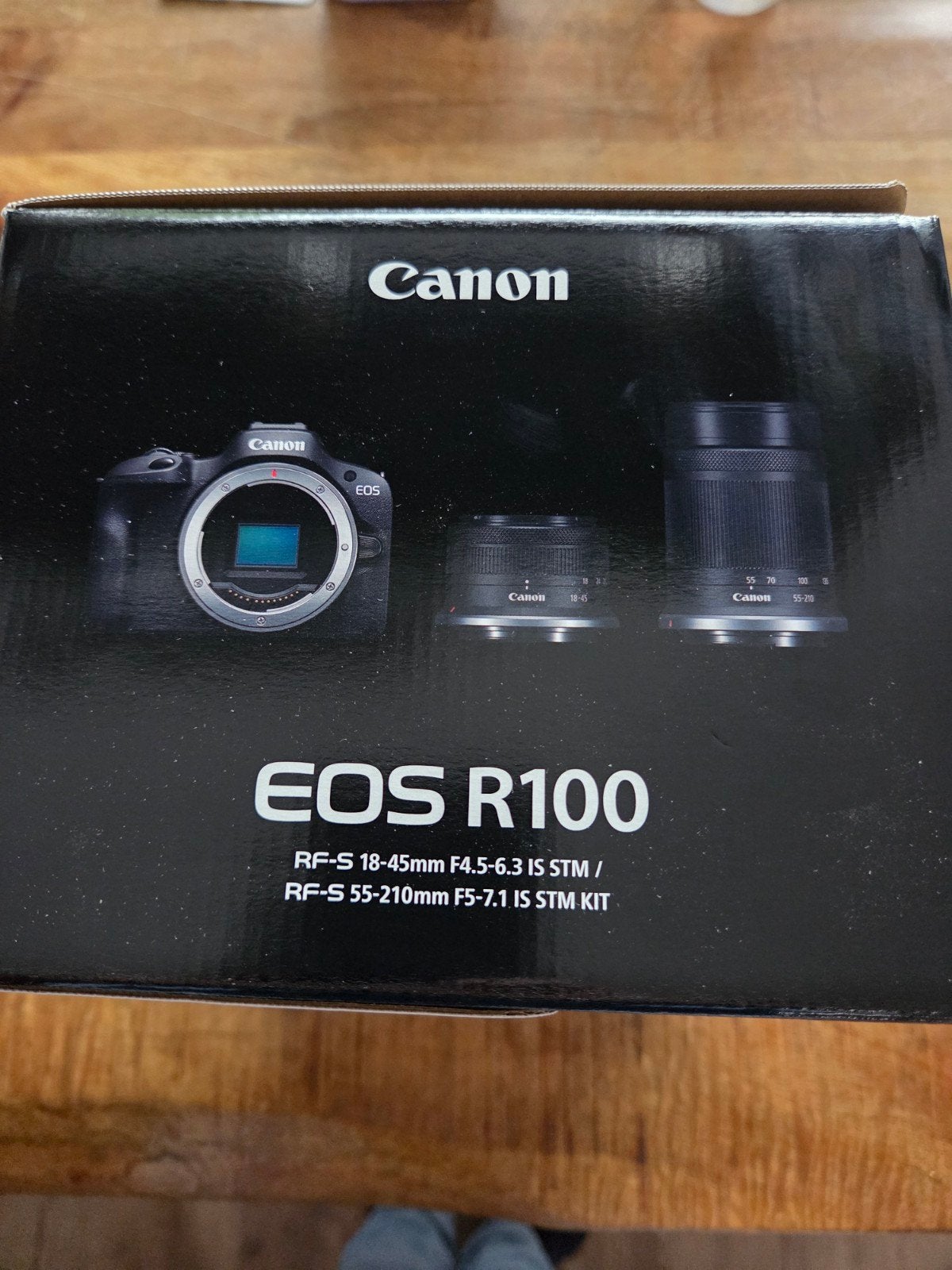 Canon EOS R100 + RF-S 18-45 + RF-S 55-210 Kit - Nieuw, Audio, Tv en Foto, Ophalen, Nieuw, Systeemcamera, Canon