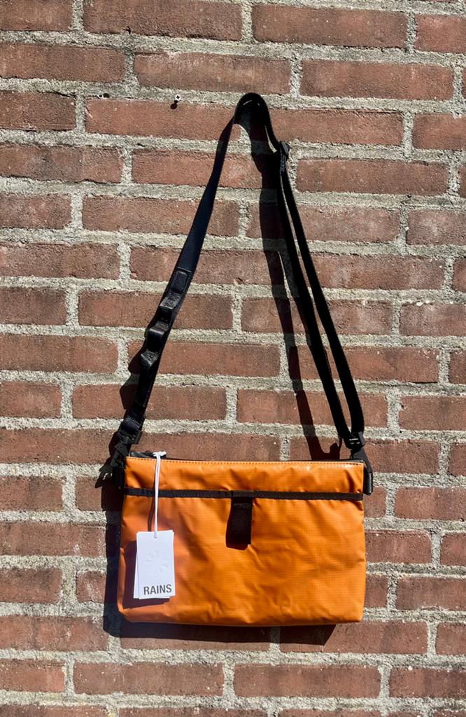 Rains w3 sibu shoulder bag musette tas new ds, Verzenden, Nieuw, Oranje, Overige merken