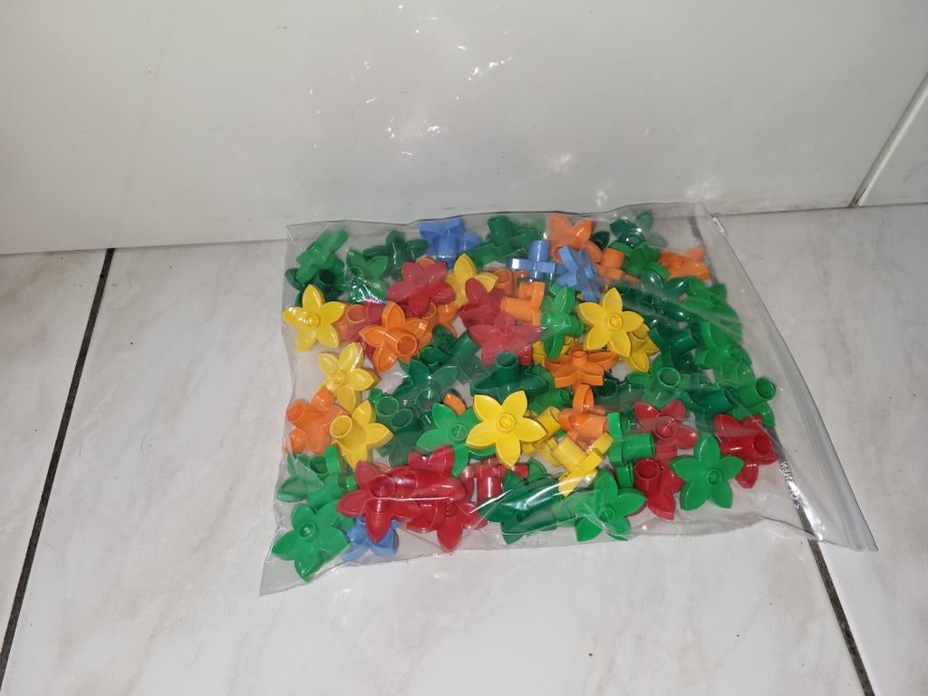 Duplo zak met 80 bloemen, Gebruikt, Ophalen of Verzenden, Duplo, Duplo