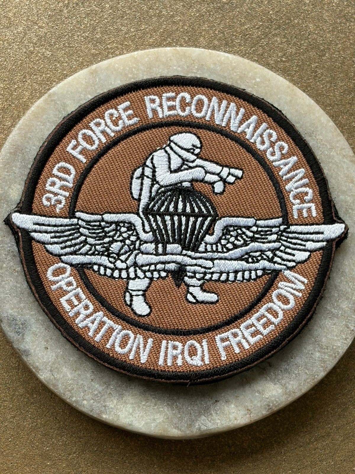US Marine Corps 3RD Force patch (velcro), Ophalen of Verzenden, Marine, Amerika, Embleem of Badge