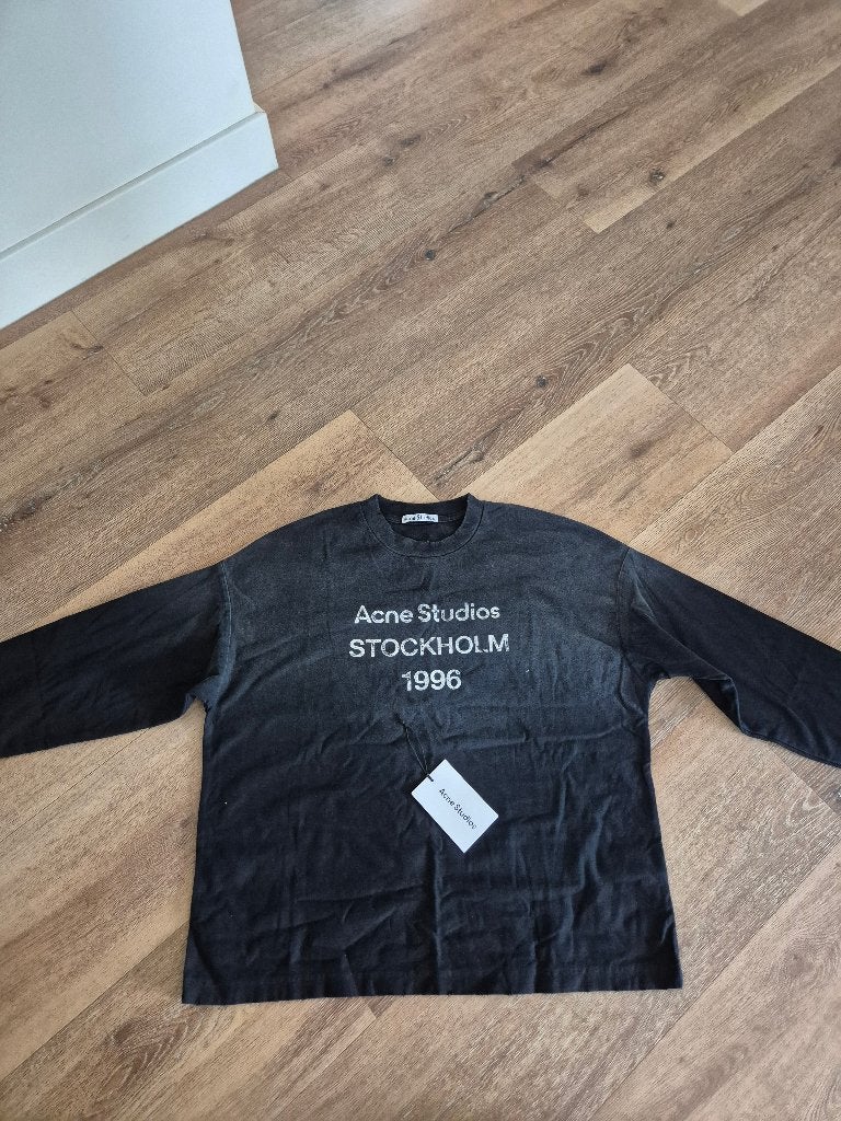 Acne studios longsleeve, Kleding | Heren, T-shirts, Acne Studios, Maat 48/50 (M), Zwart, Nieuw