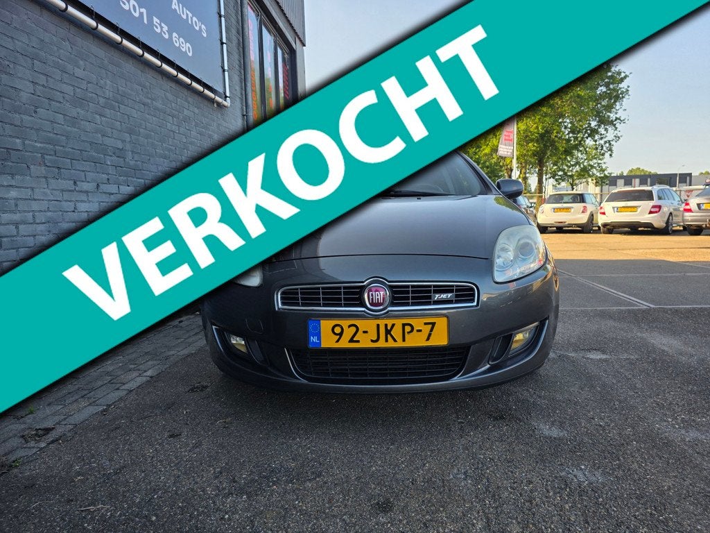 Fiat Bravo 1.4 T-Jet Edizione Sport, Auto's, Fiat, Voorwielaandrijving, Gebruikt, Zwart, 4 cilinders
