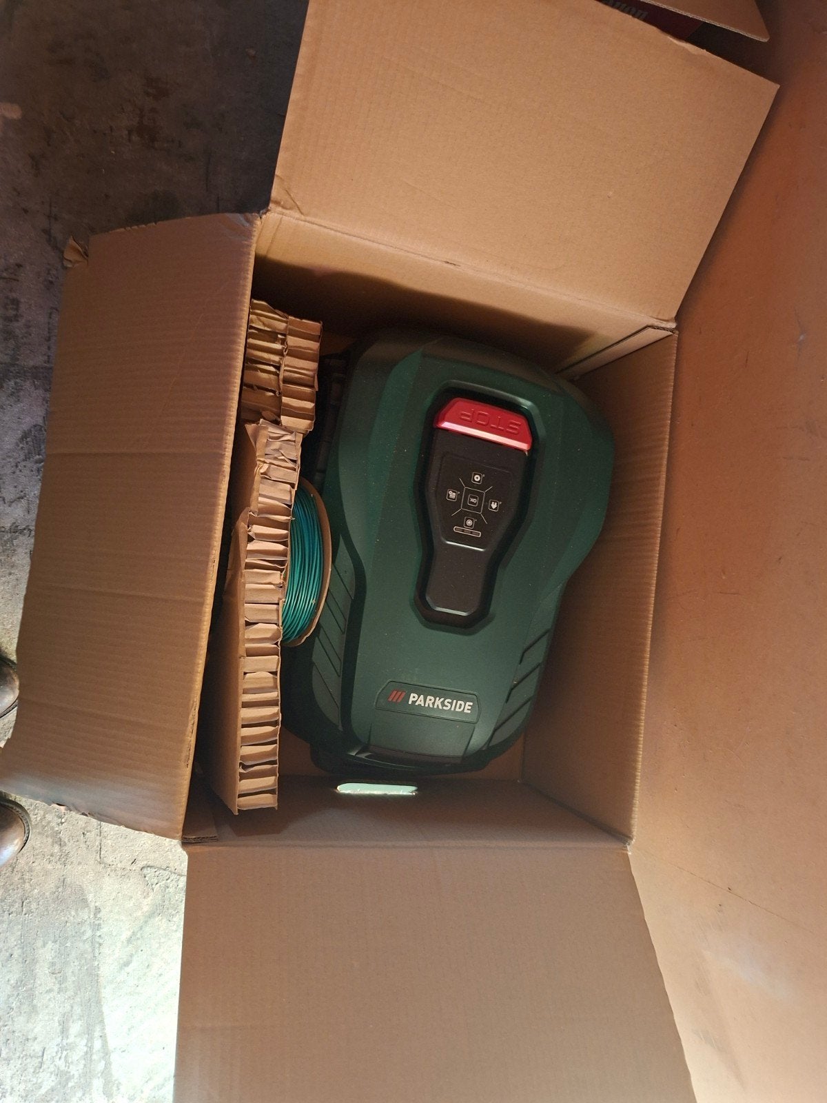 Nieuwe Parkside Robotmaaier 20 V met accu en laadstation., Tuin en Terras, Ophalen