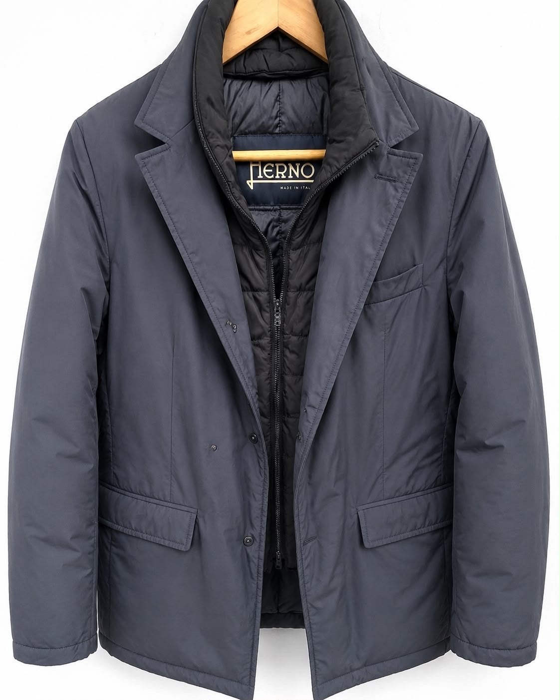 Herno Heren Jas - Stijlvol en Warm, Ophalen of Verzenden, Zo goed als nieuw, Maat 56/58 (XL), Blauw