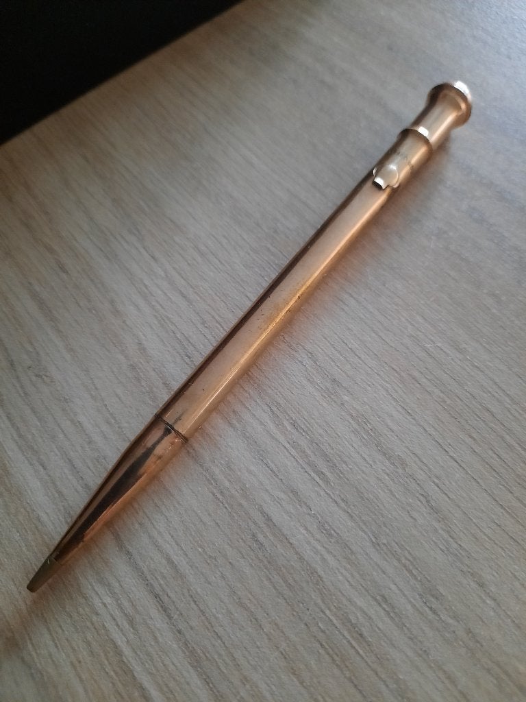 Vulpotlood rolled gold england, Ophalen of Verzenden, Gebruikt, Vulpotlood, Overige merken