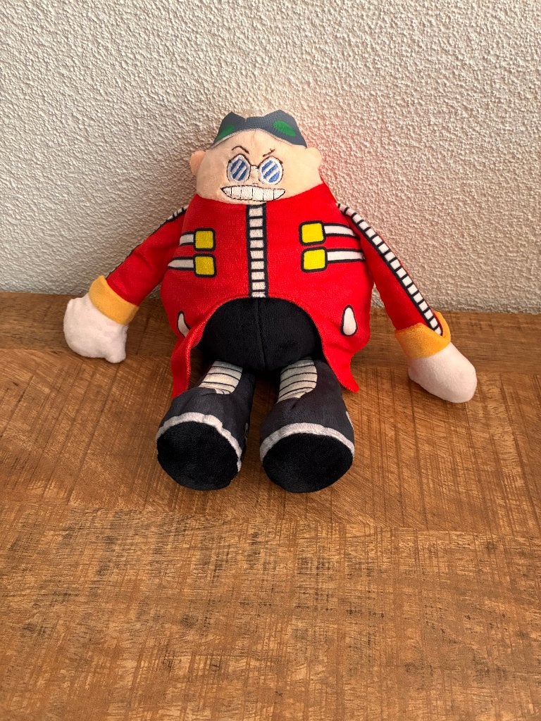 Sonic Dr. Eggman knuffel zonder snor. 30 cm. ZGAN., Kinderen en Baby's, Speelgoed | Knuffels en Pluche, Overige karakters, Overige typen