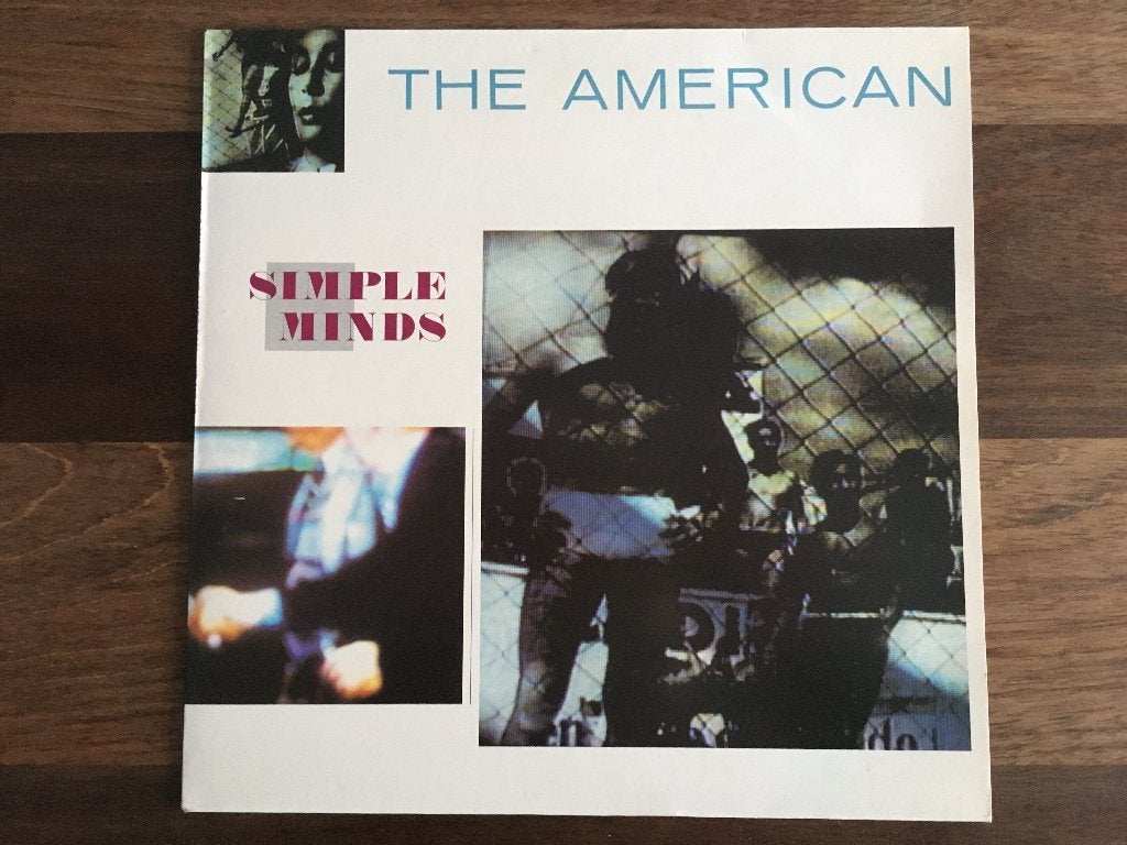 Vinyl Maxisingle Simple Minds The American, Gebruikt, Originele persing, Ophalen of Verzenden, Pop