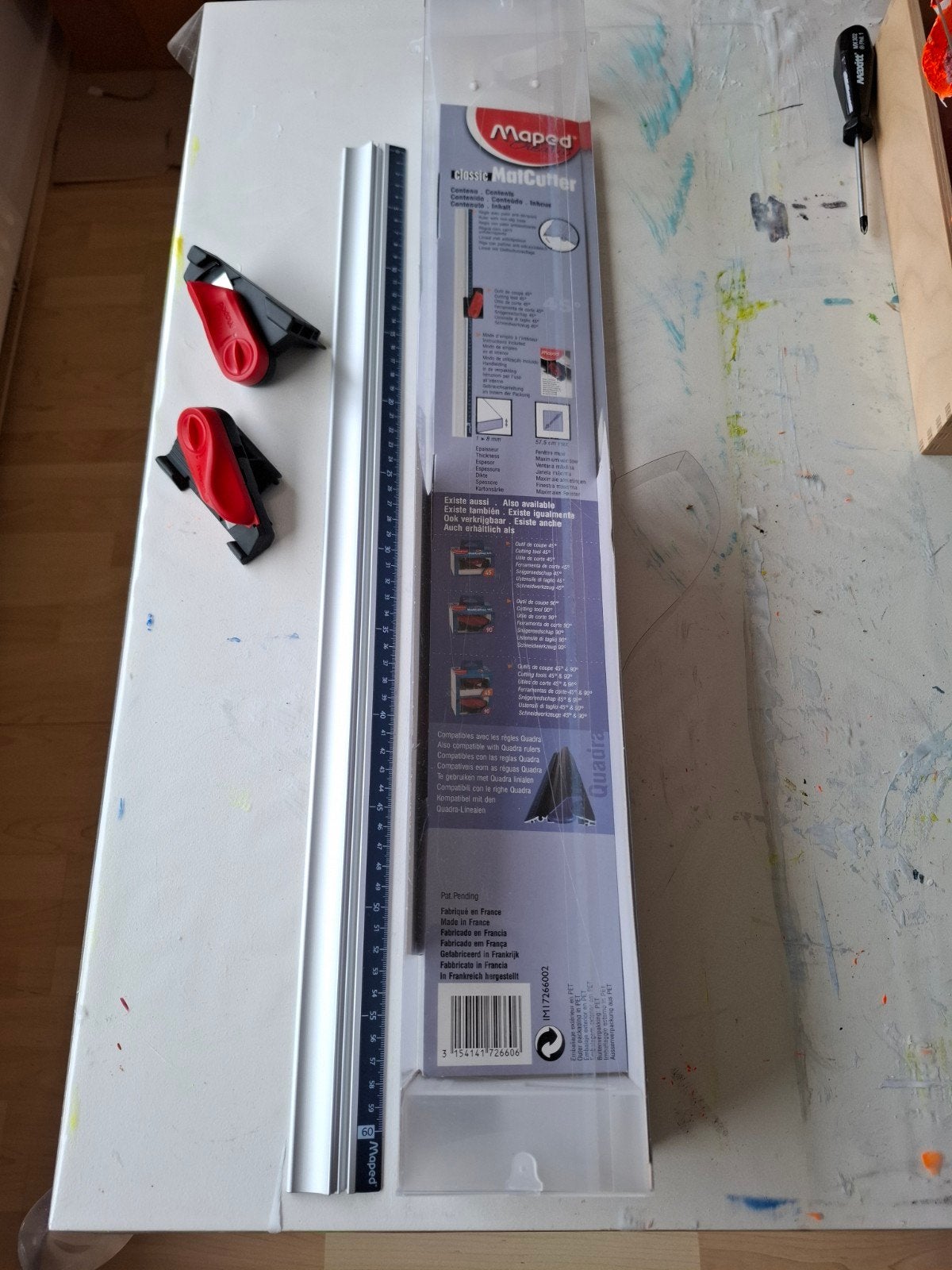 Maped paspartou snijder nieuw in de doos 45 + 90gr snijders, Ophalen of Verzenden, Nieuw, Overige typen