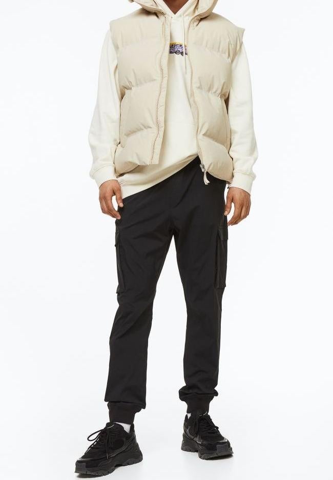 H&M zwarte utilityjoggers utility broek met zakken maat S, Kleding | Heren, Zwart, Nieuw, Ophalen of Verzenden, H&M