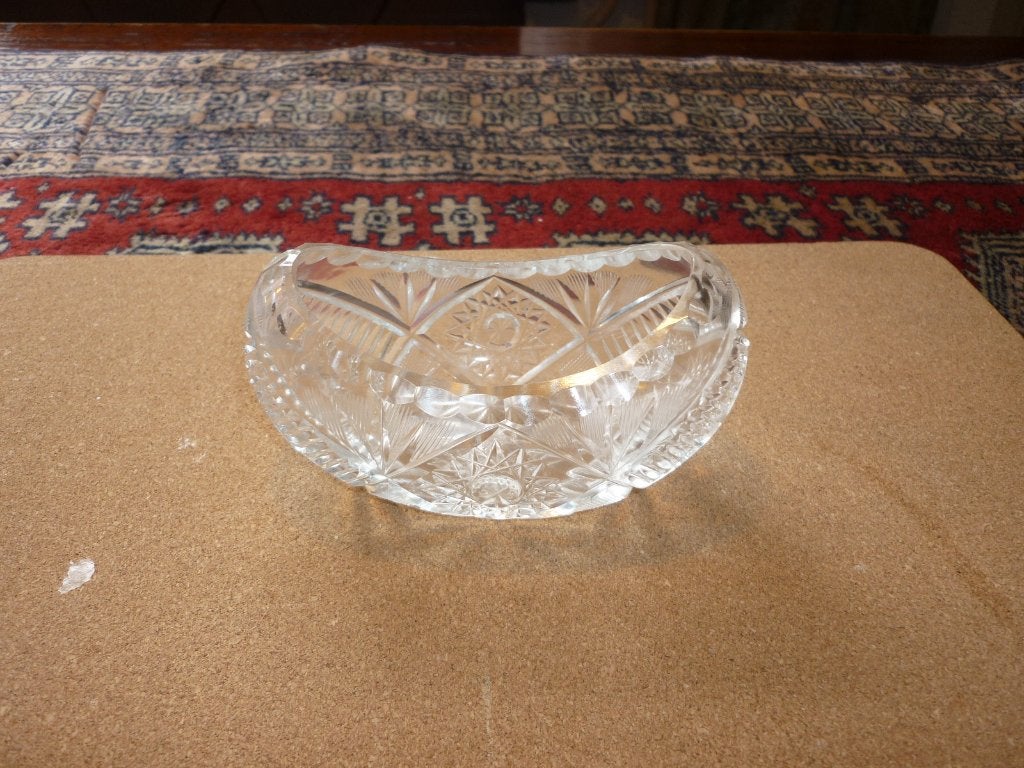 Mooie kristallen schaaltje in zeer goede staat, Antiek en Kunst, Ophalen of Verzenden