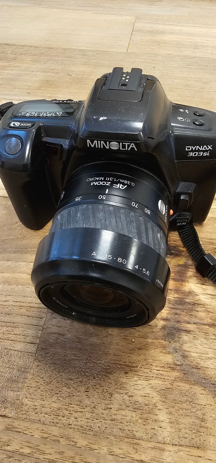 MINOLTA DYNAX 303 SI SPIEGELREFLEX CAMERA, Ophalen of Verzenden, Spiegelreflex, Overige Merken
