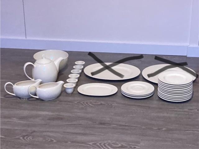 Clarity plain servies, Overige typen, Ophalen of Verzenden, Zo goed als nieuw, Overige stijlen