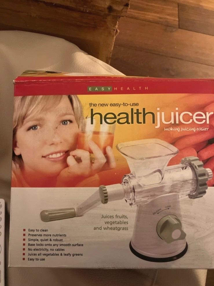 Health juicer / Fresh juicer (handmatig), Ophalen of Verzenden, Zo goed als nieuw, Overige typen