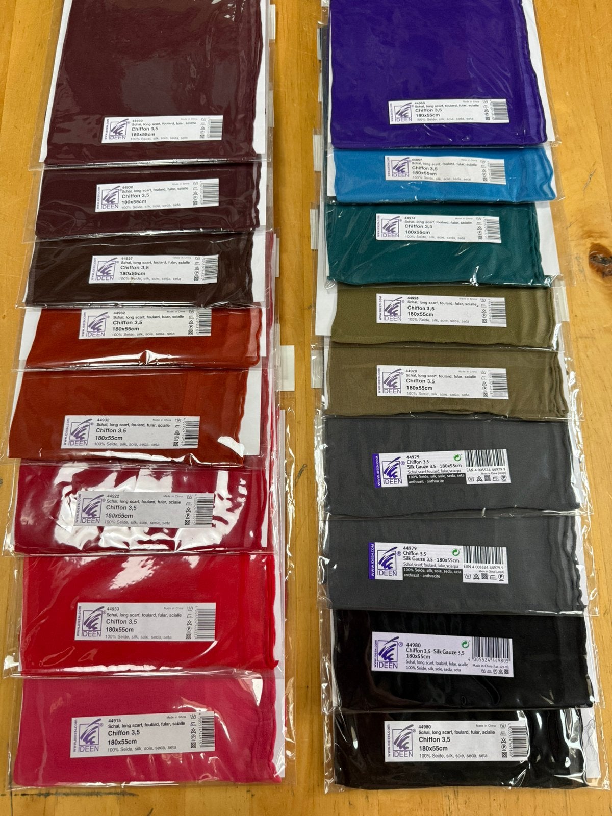 Chiffonzijde 180x55 en naaldvlies, Hobby en Vrije tijd, Vilt, Ophalen, Zo goed als nieuw, Wolvilt