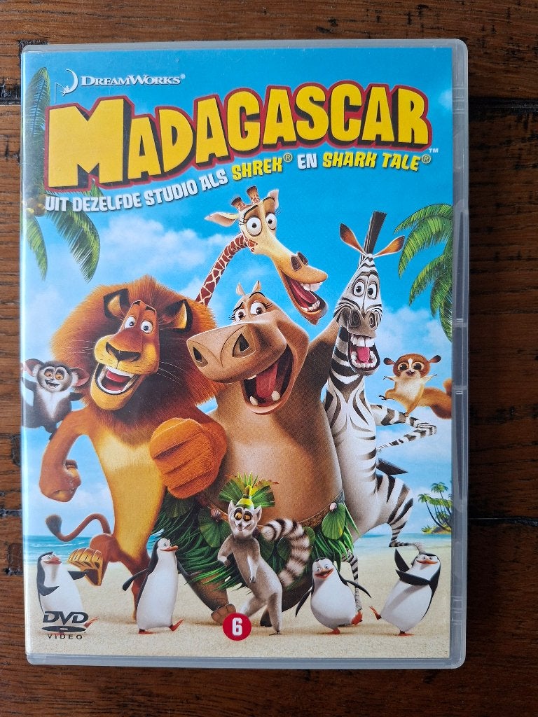 Madagascar DVD - DreamWorks Animatie Film, Animatie, Amerikaans, Nederlands, Ophalen of Verzenden