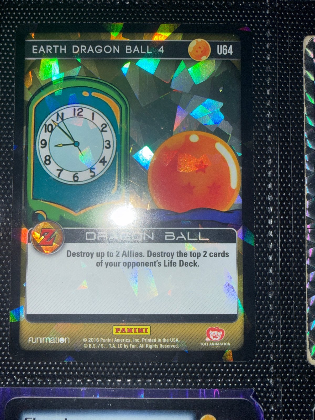Dragon Ball Super Card Game - Earth Dragon Ball 4 (Foil), Ophalen of Verzenden, Zo goed als nieuw, Losse kaart, Foil