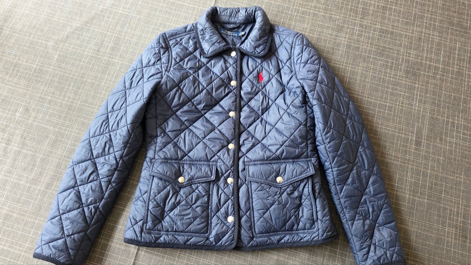 Polo Ralph Lauren jas maat S, Kleding | Dames, Polo Ralph Lauren, Blauw, Ophalen of Verzenden, Zo goed als nieuw