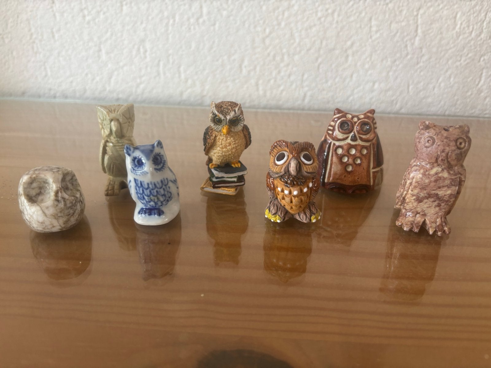 Uilen beeldjes, Ophalen of Verzenden, Gebruikt, Dier