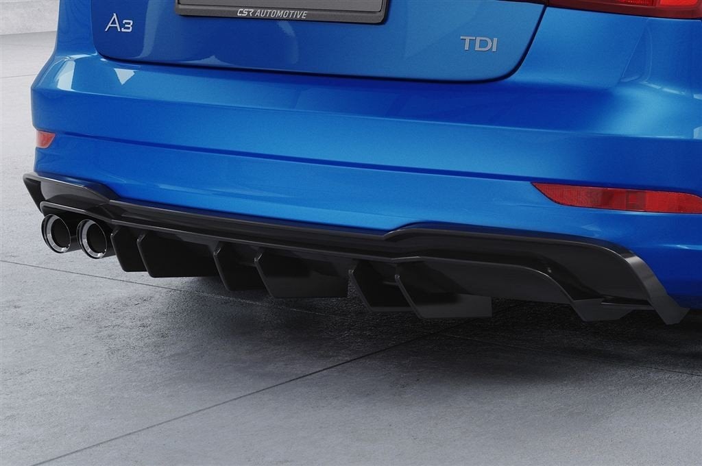 Rear Diffuser Geschikt Voor Audi A3 8V S-Line Limo / Cabrio, Verzenden, Automotive Parts, A.parts@hotmail.nl, Trasmolenlaan 12 3447 GZ Woerden