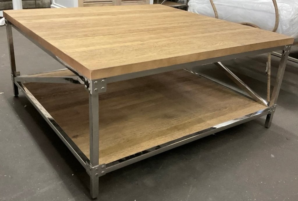 Riviera Maison coffeetable salontafel nieuw twv € 990,00, 50 tot 100 cm, Nieuw, Overige vormen, 50 tot 100 cm