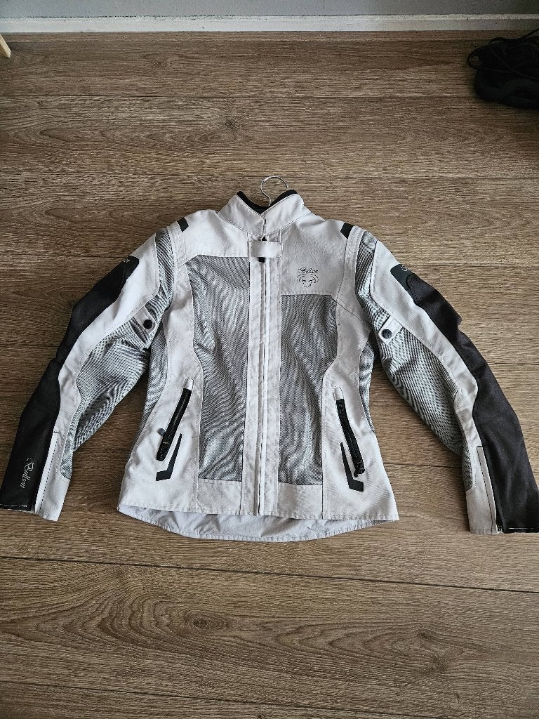 Motorjas dames met regenjas, Motoren, Ophalen of Verzenden, Tweedehands, Dames, Jas | textiel