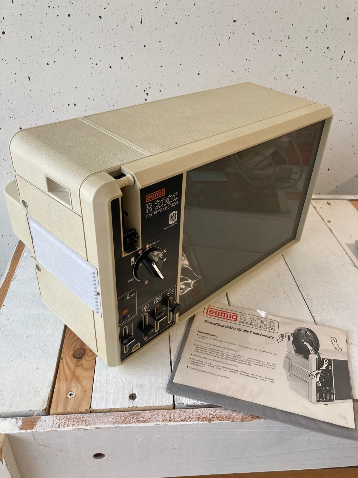 Eumig R 2000 filmviewer 8 mm film banden, Verzamelen, Ophalen of Verzenden, 1960 tot 1980, Projector