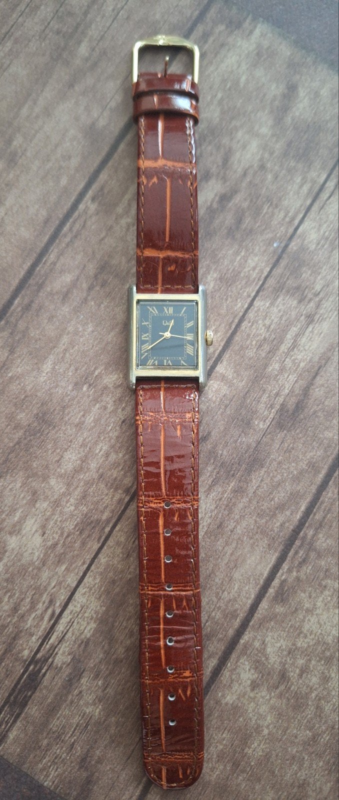 Vintage Q&Q mechanisch handopwind horloge – werkend, Ophalen of Verzenden, Polshorloge, Overige merken