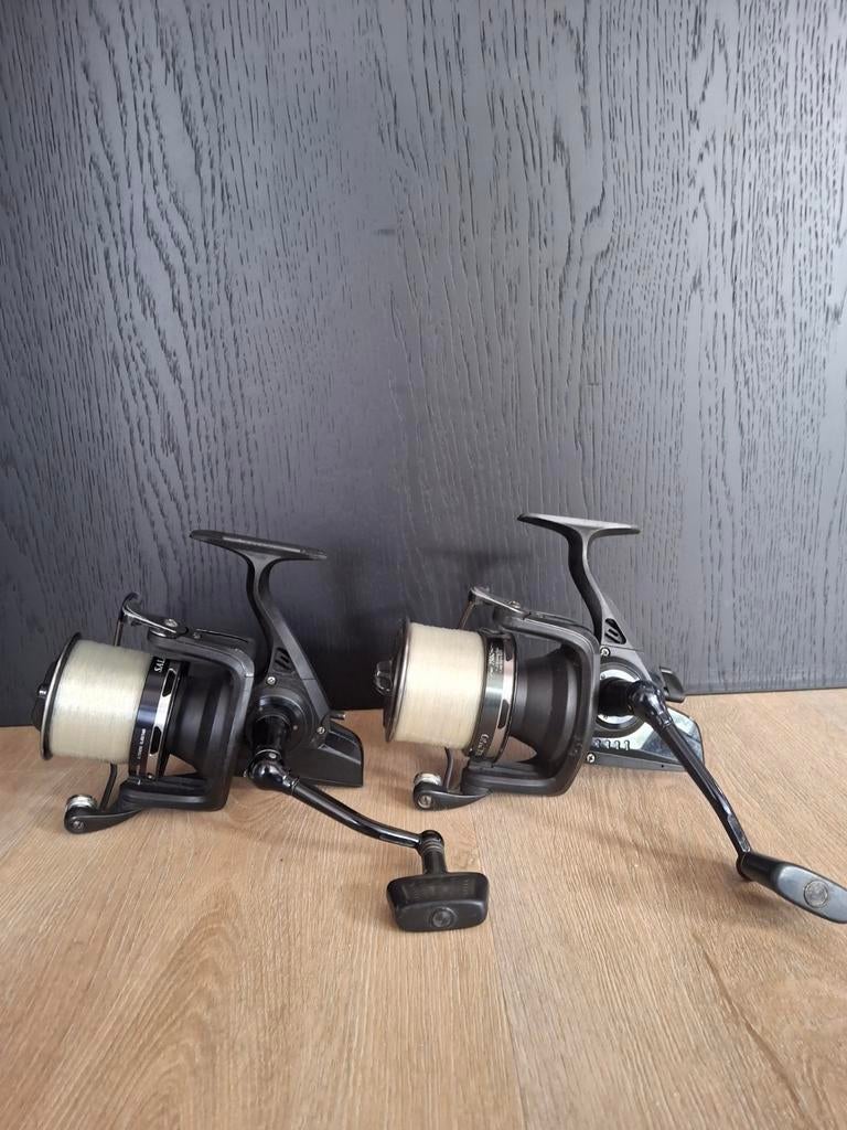 Spro salerno 7500 karpermolens met eventueel hengels, Ophalen of Verzenden, Gebruikt, Molen