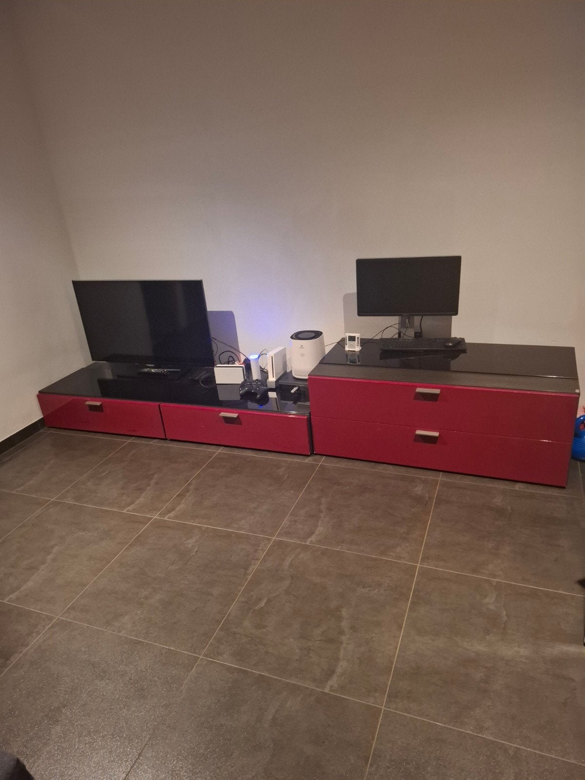 TV meubel / dressoir - multifunctioneel, Ophalen, Gebruikt, 200 cm of meer, Minder dan 100 cm