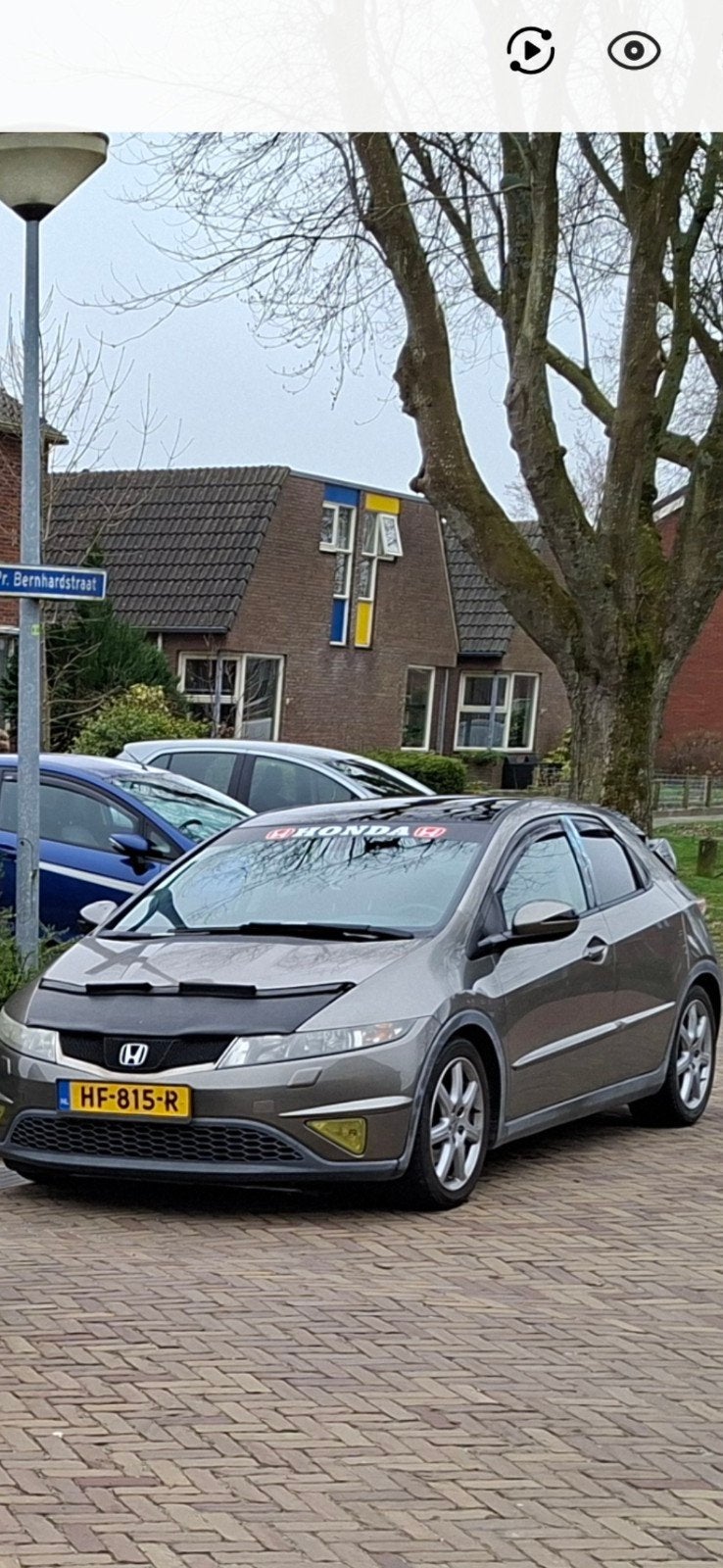 Honda Civic 2007 onderdelen: Hoodbra, Louvre, Windschermen, Ophalen