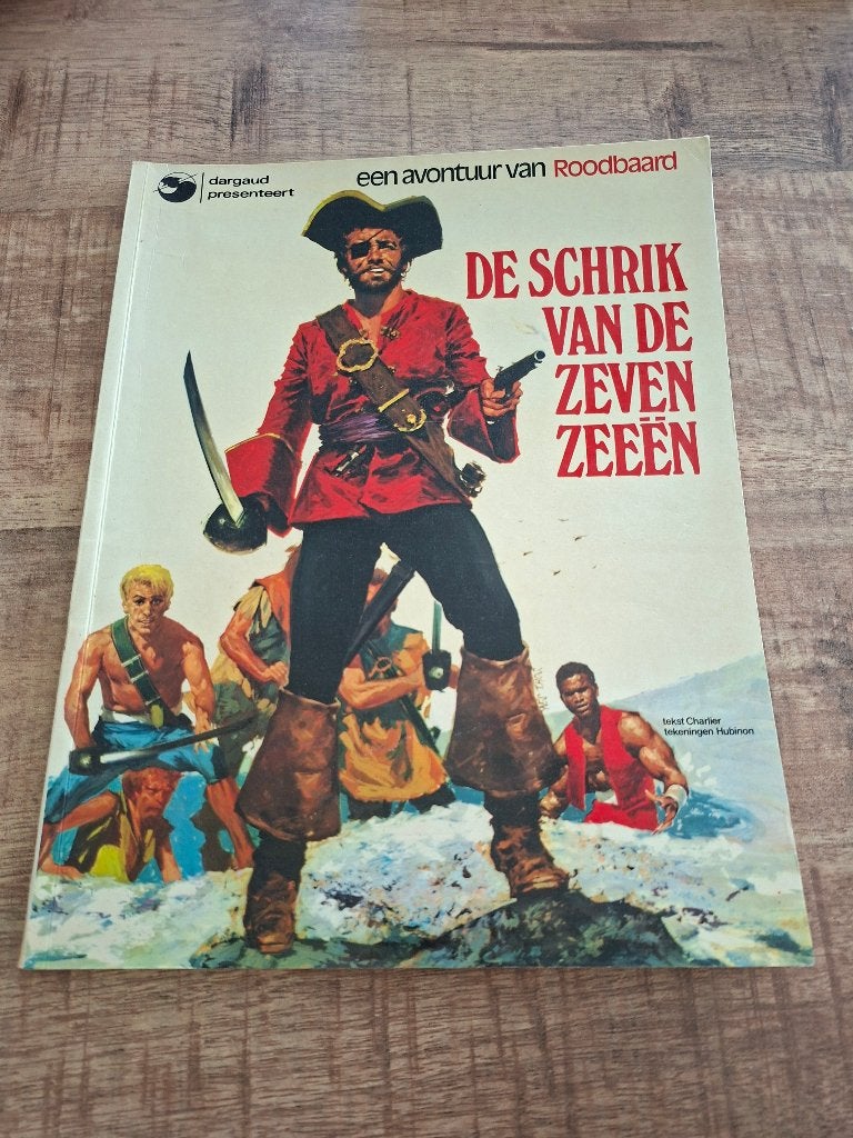 Roodbaard 02 – De Schrik van de Zeven Zeeën, Eén stripboek, Ophalen of Verzenden, Zo goed als nieuw