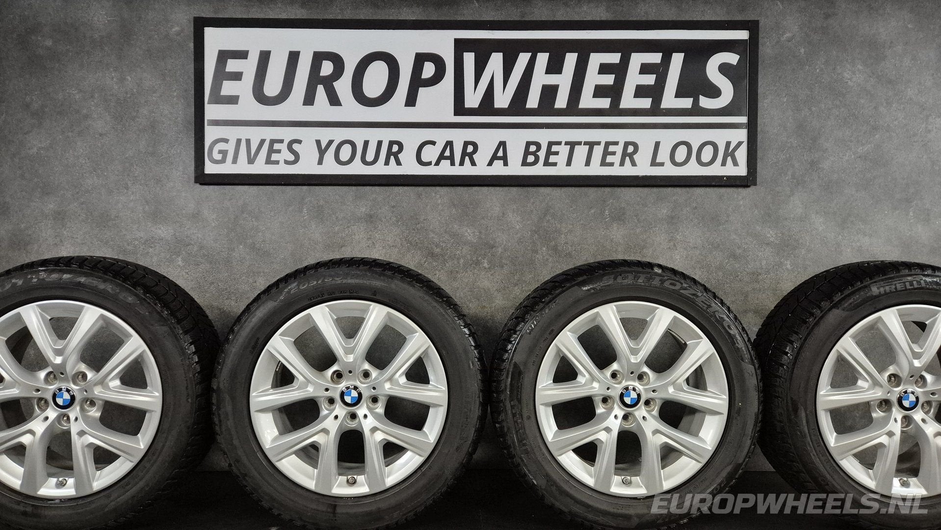 17 inch BMW velgen 2 serie Active tourer U06 winterbanden, Gebruikt, -, -, Banden en Velgen