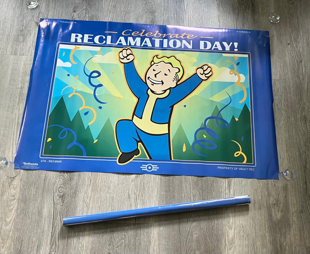 Fallout 76 Reclamation Poster (Nieuw) 61 x 91 cm, Ophalen of Verzenden, Zo goed als nieuw, Film en Tv