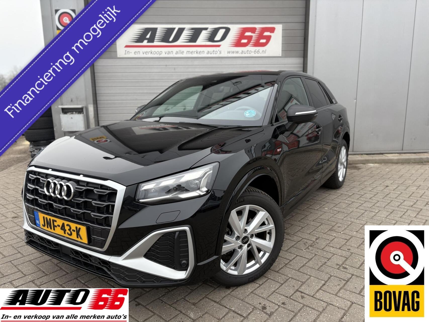 Audi Q2 35 TFSI S Edition 3 x S-Line Carplay Sfeer Sonos, Auto's, Audi, 4 cilinders, Zwart, Leder, Bedrijf