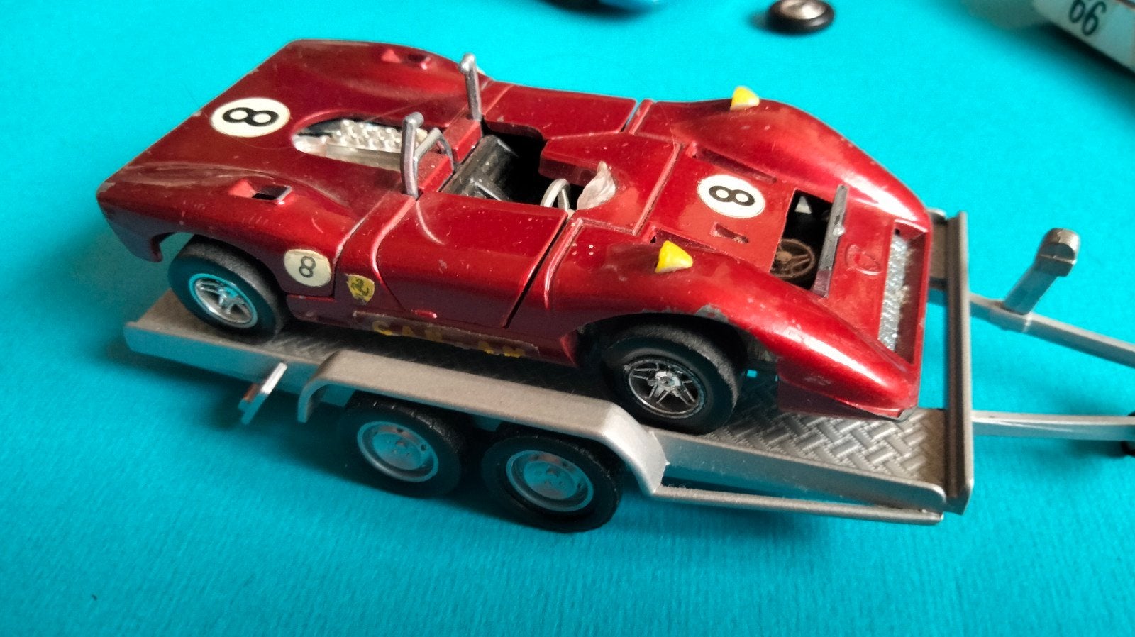 Mebetoys Mattel Ferrari Can-Am, Hobby en Vrije tijd, Ophalen of Verzenden, Gebruikt