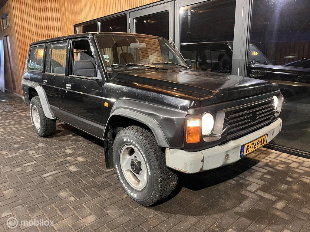 Nissan Patrol GR Y60 2.8 TD | LANG | 5-PERS | AIRCO | 4X4, Auto's, Euro 2, Gebruikt, Zwart, Patrol
