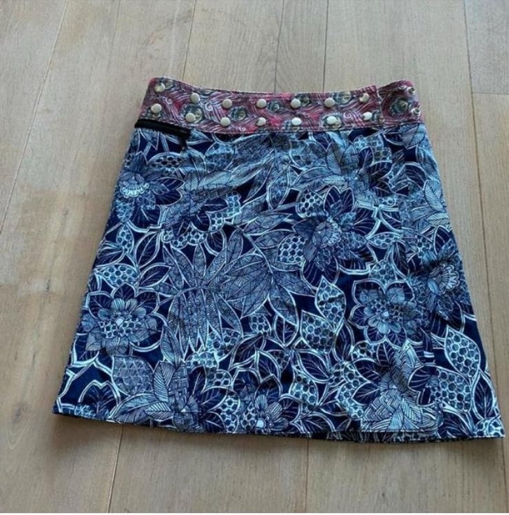 Zand Amsterdam tweekanten draagbaar nieuwstaat, Kleding | Dames, Rokken, Maat 38/40 (M), Blauw, Ophalen of Verzenden, Zo goed als nieuw