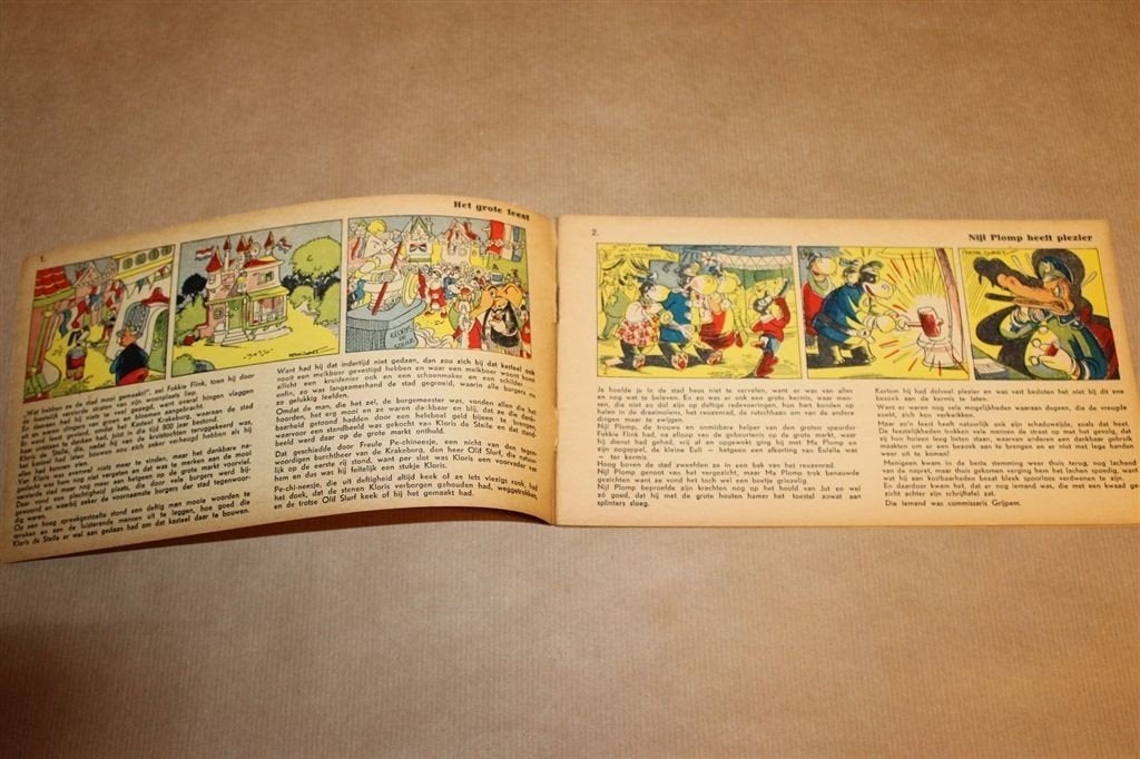 Fokkie Flink — Beeldverhaal Verdwenen Juwelen 1945, Boeken, Eén stripboek, Ophalen of Verzenden, Gelezen