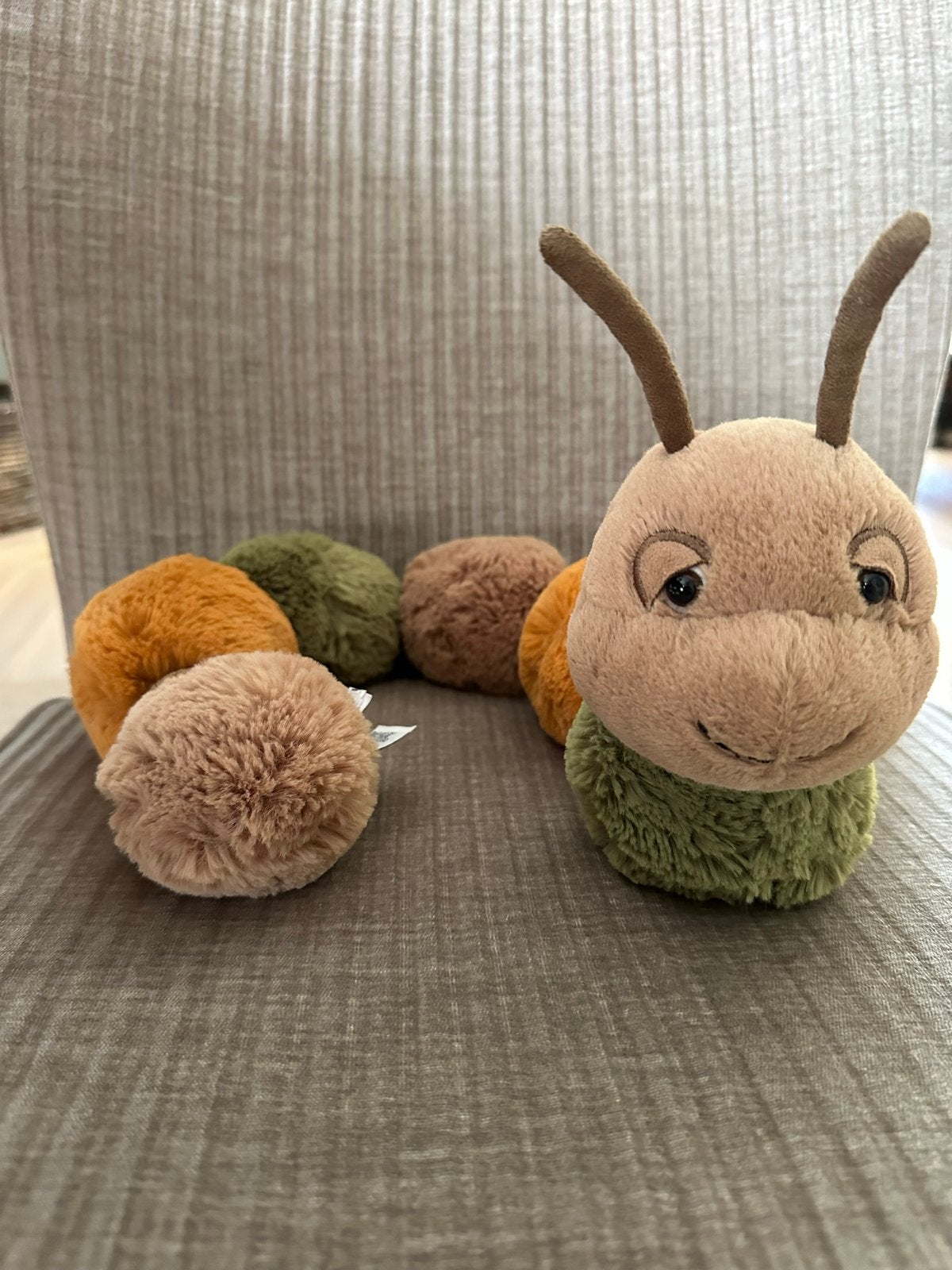 Jellycat Figgy Caterpillar - Nieuwstaat!, Jellycat, Overige typen, Ophalen of Verzenden, Meerkleurig