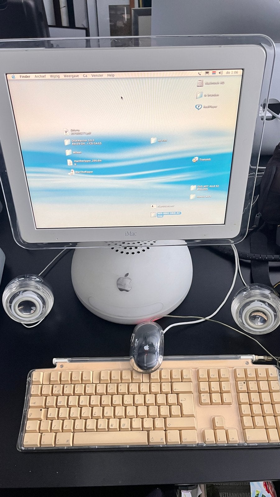 Apple iMac G4 15 inch, Ophalen, Gebruikt, Minder dan 4 GB, IMac