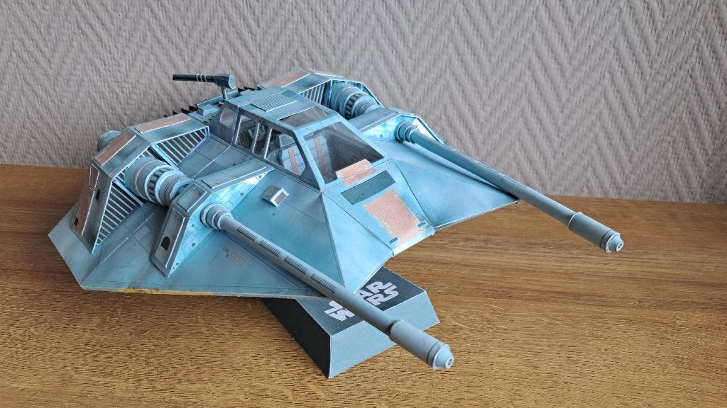 papiermodel Snowspeeder, Verzamelen, Star Wars, Ophalen, Gebruikt, Replica