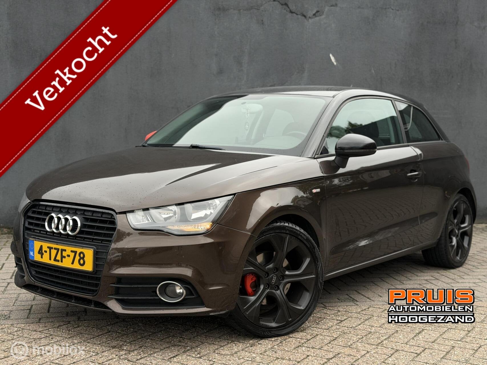 Audi A1 1.4 TFSI Ambition S-Line -NAVI-AUT- *INRUIL MOGELIJK, Auto's, Euro 5, Stof, 4 cilinders, Bruin